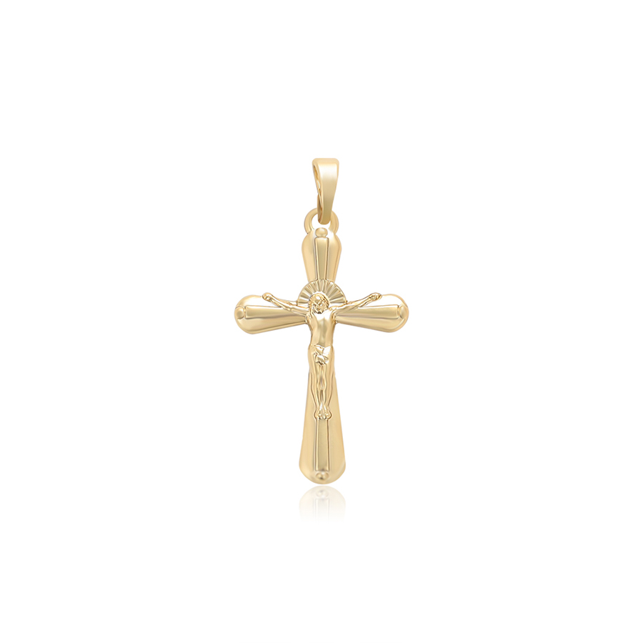 Gold Crucifix Cross Pendant
