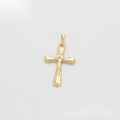 Gold Crucifix Cross Pendant