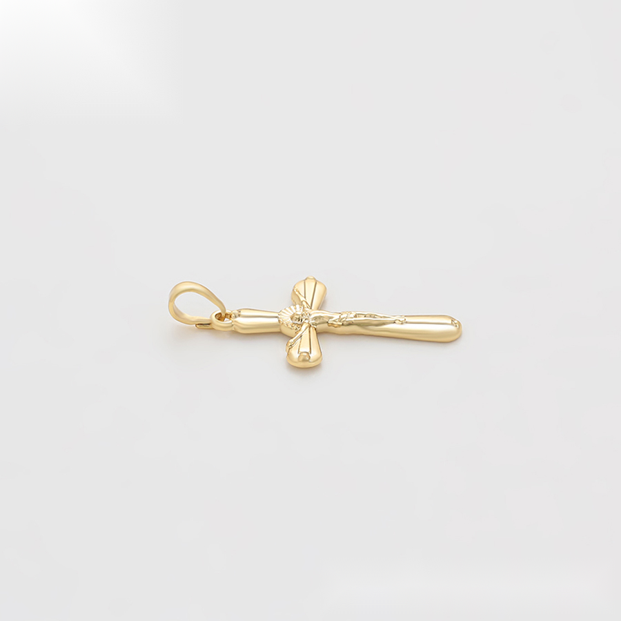 Gold Crucifix Cross Pendant