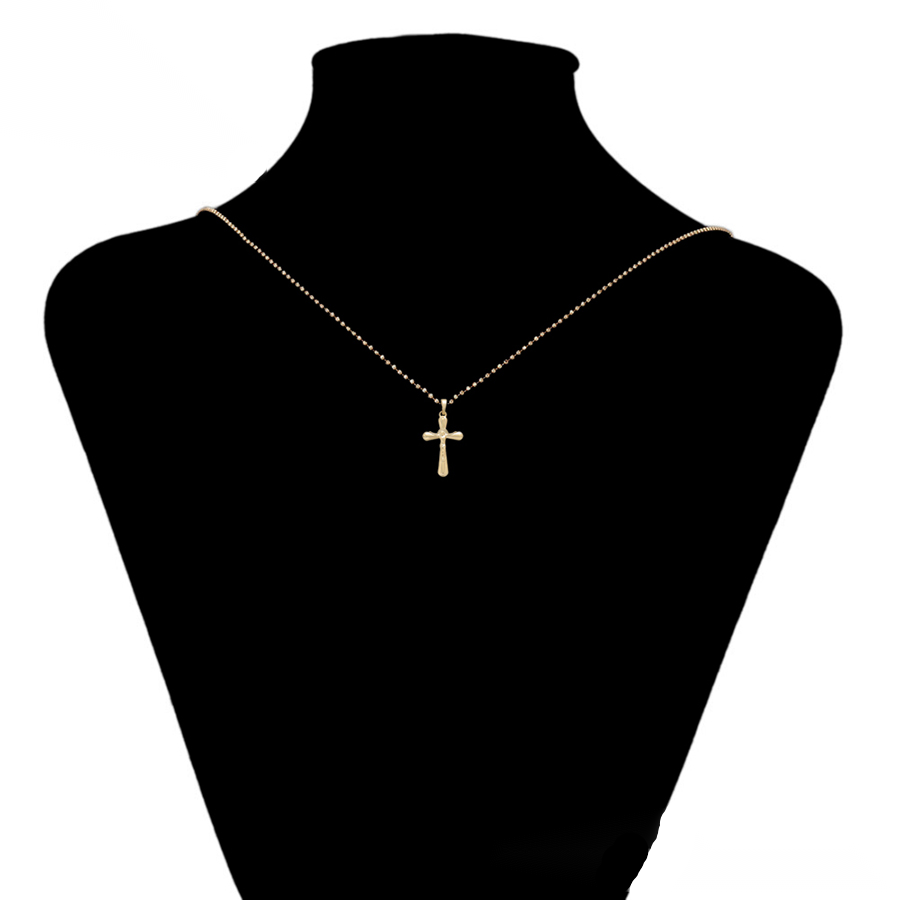 Gold Crucifix Cross Pendant