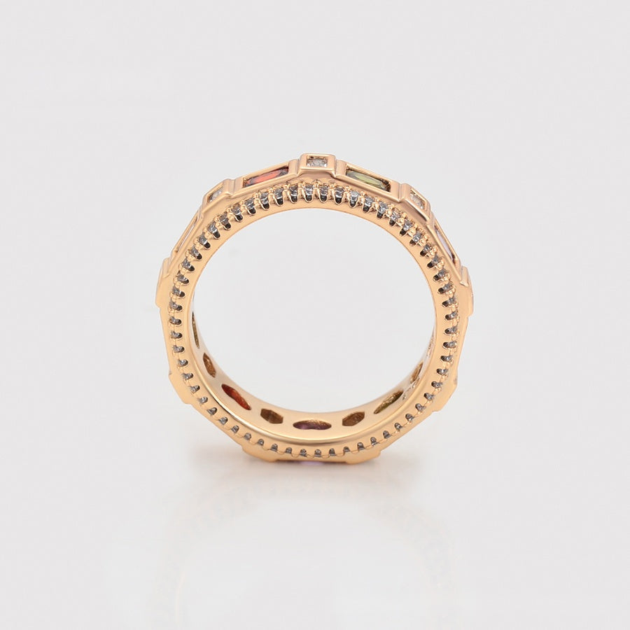 Multicolour Stone Eternity Ring