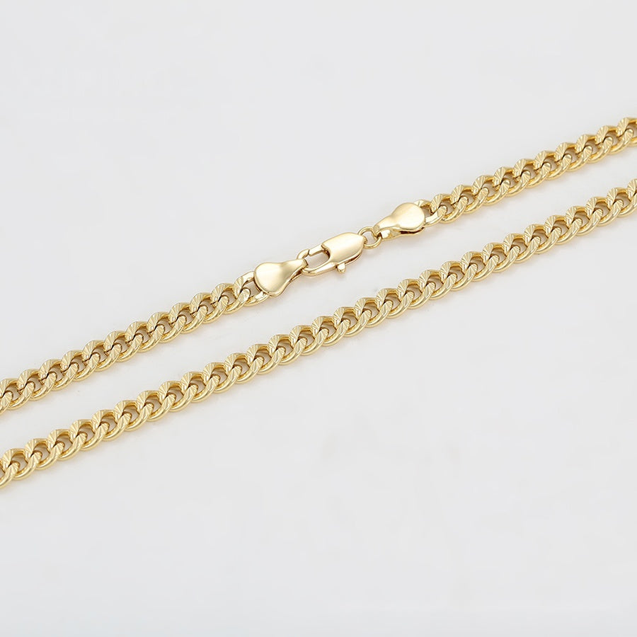 Gold Cuban Link Chain Necklace