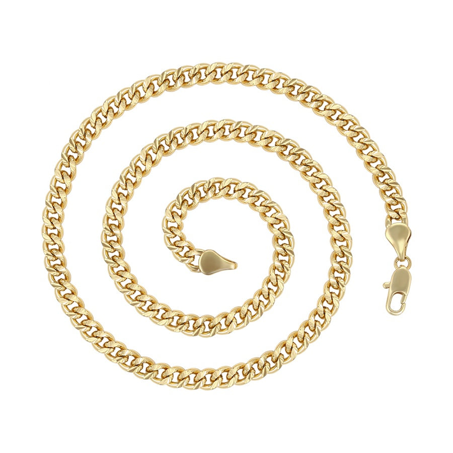 Gold Cuban Link Chain Necklace