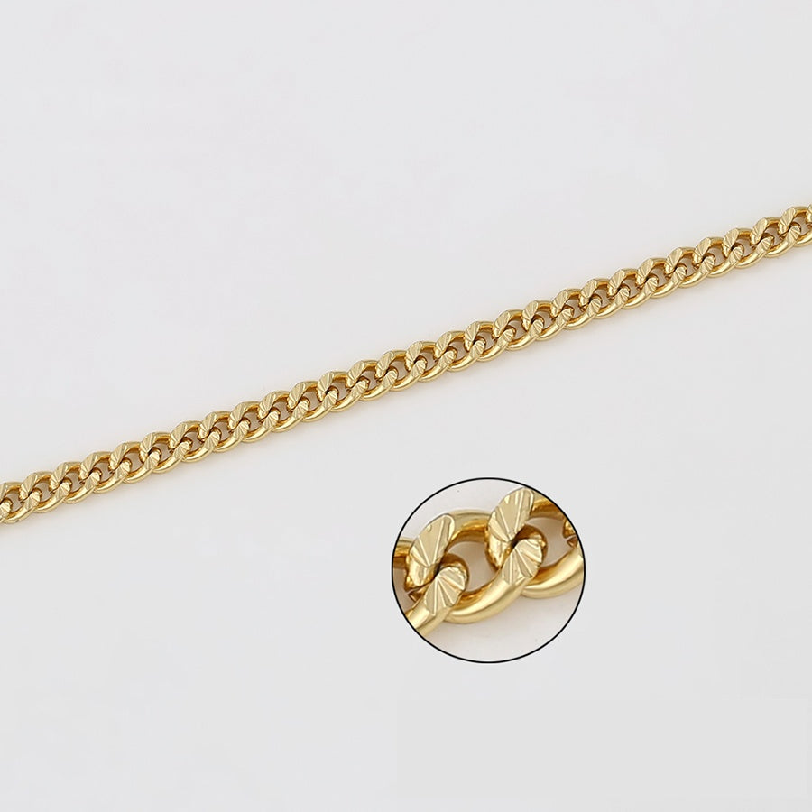 Gold Cuban Link Chain Necklace