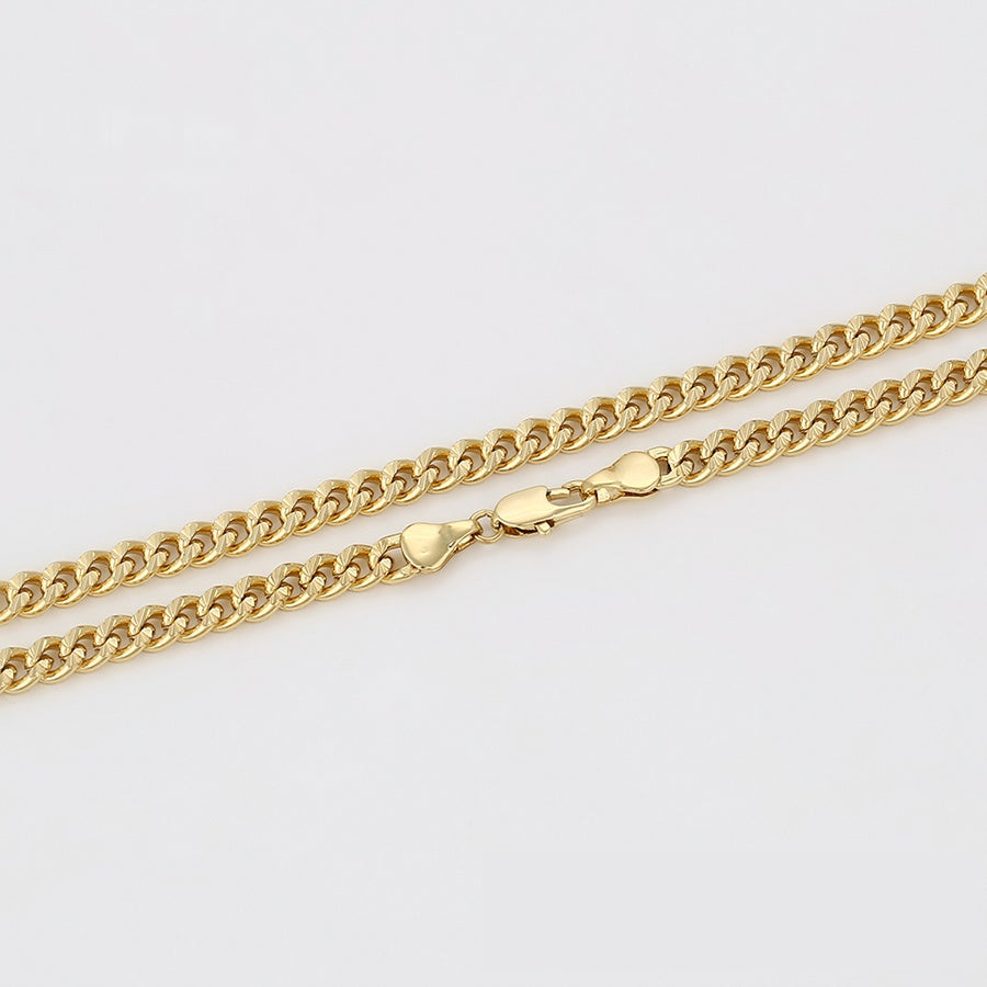 Gold Cuban Link Chain Necklace