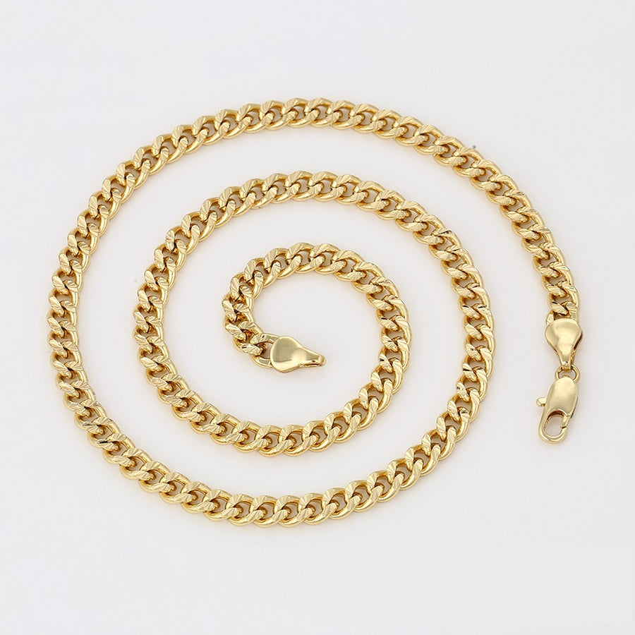 Gold Cuban Link Chain Necklace