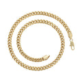 Gold Curb Chain Necklace - 6mm