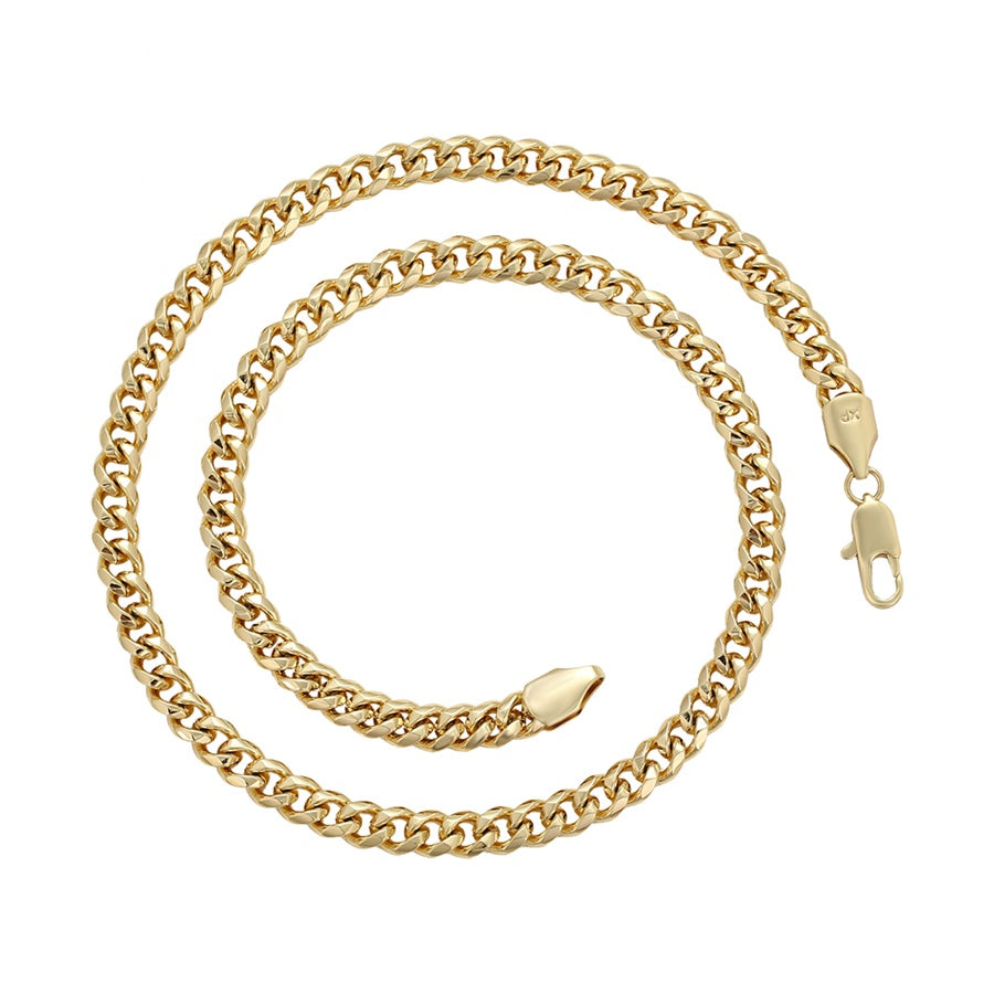 Gold Curb Chain Necklace - 6mm