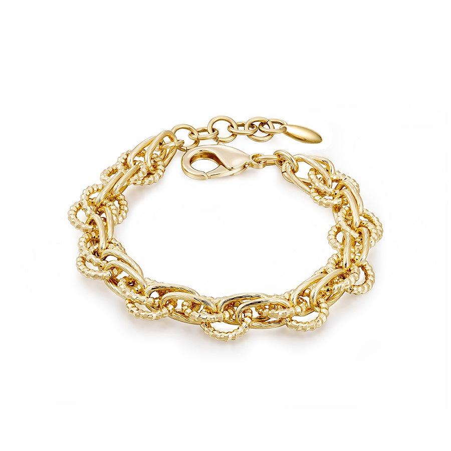 Chunky Gold Link Bracelet