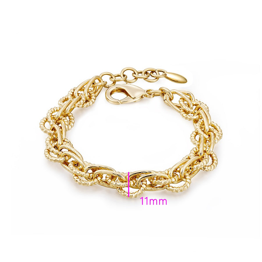 Chunky Gold Link Bracelet