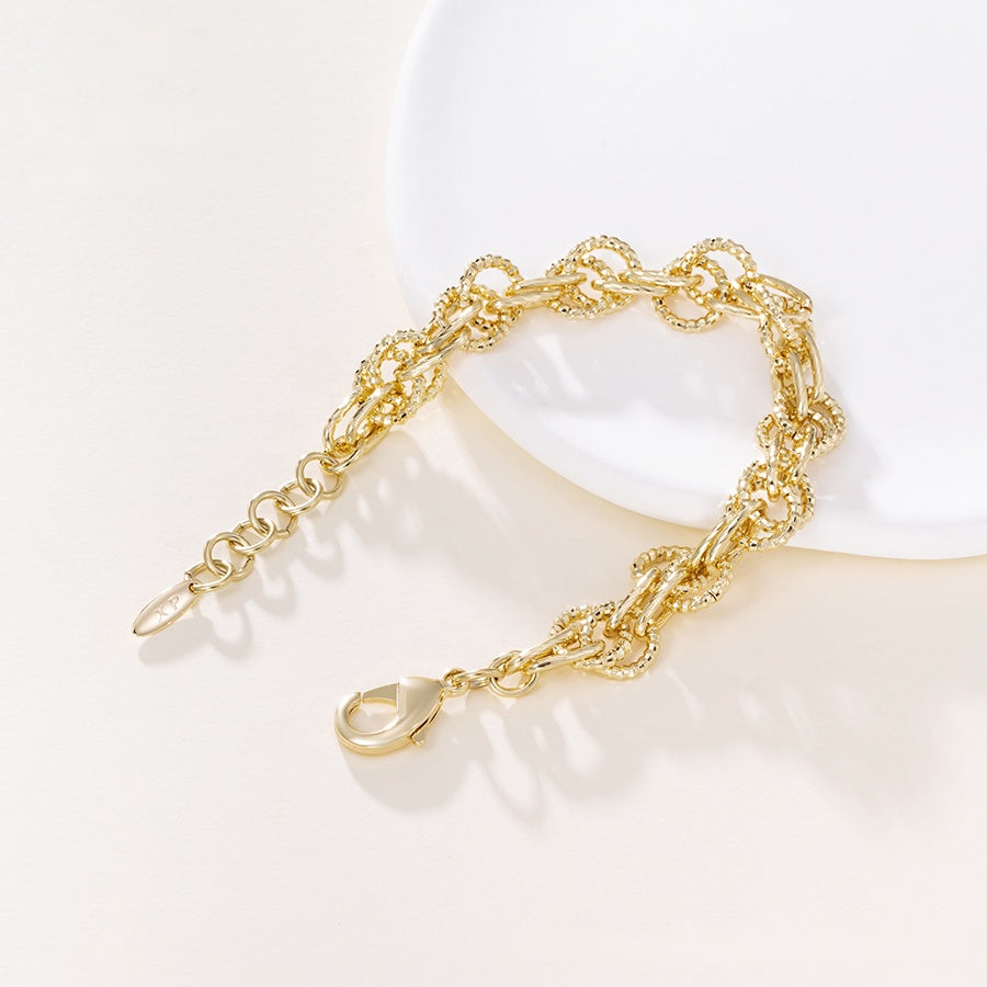 Chunky Gold Link Bracelet