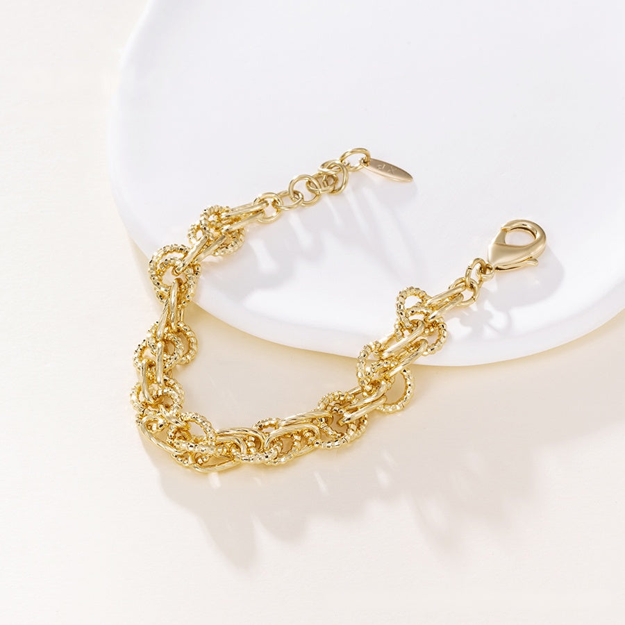 Chunky Gold Link Bracelet