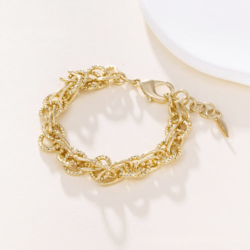 Chunky Gold Link Bracelet