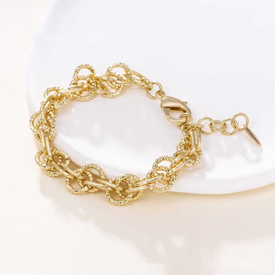 Chunky Gold Link Bracelet